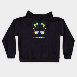Bruh Its My 9Th Birthday 9 Year Old 9Th Birthday For Girl Kids Hoodie